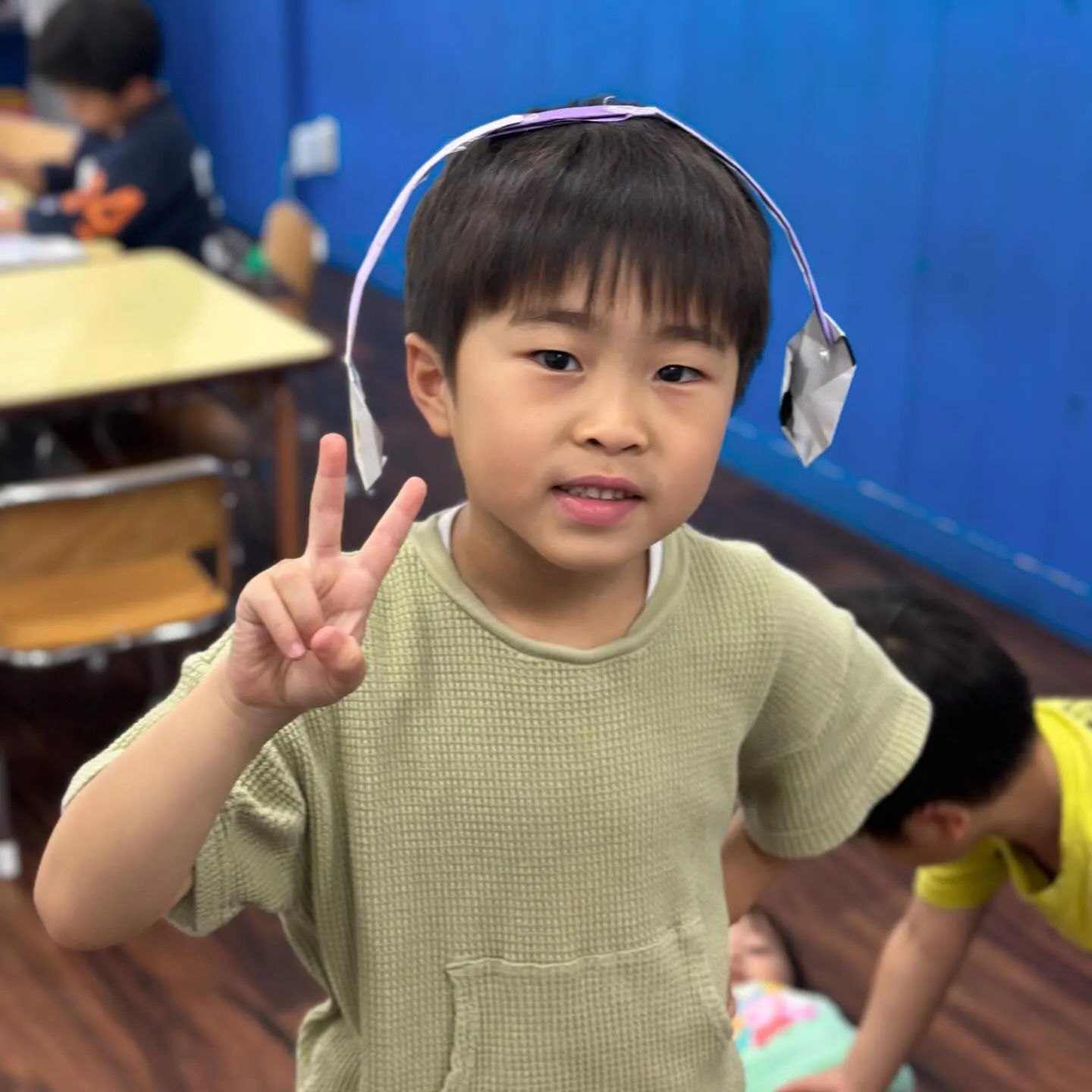 Today's Kinder class 5/8(水)
