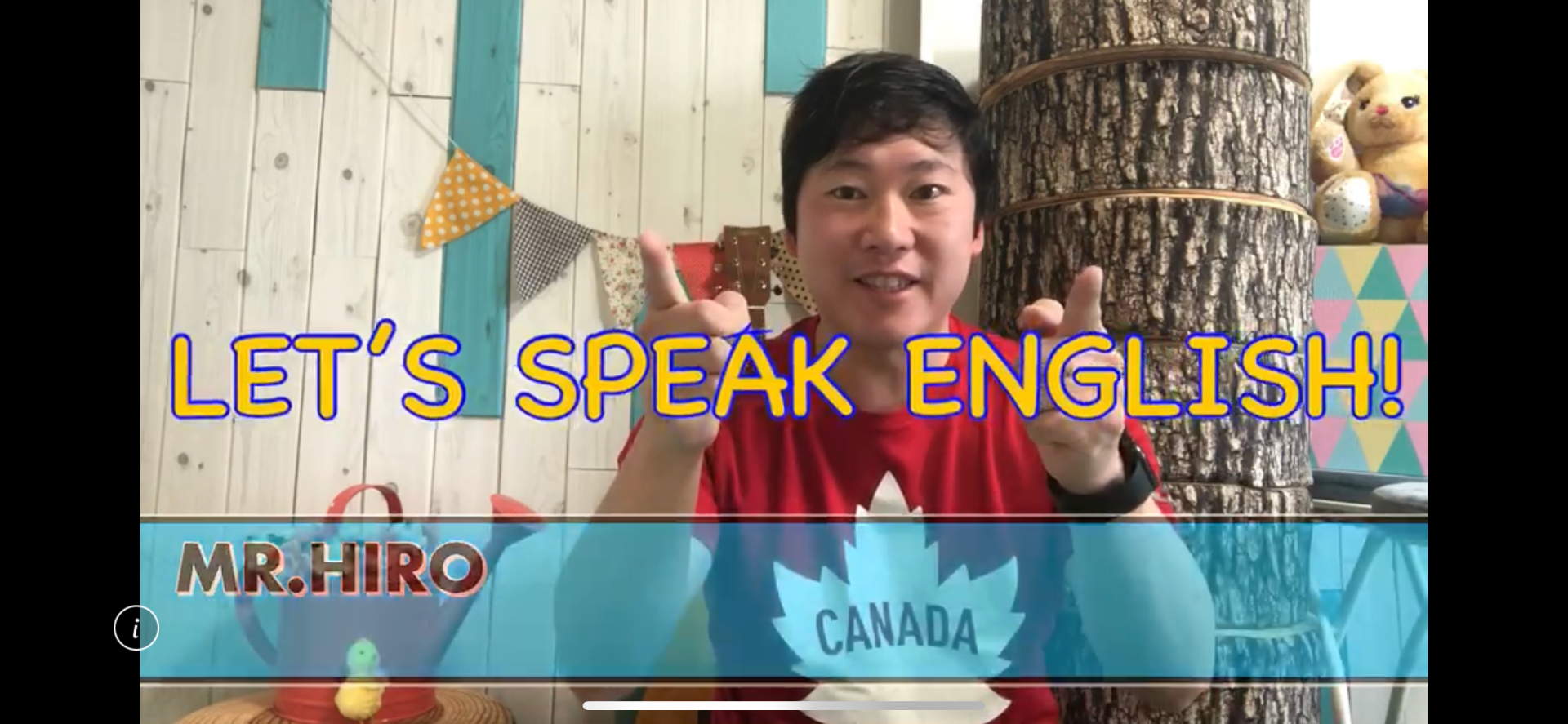 Let's Speak English / Today is Monday（休校中動画）