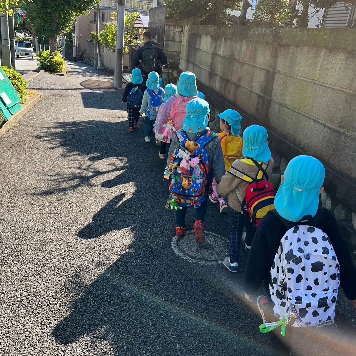 今日は公園へピクニックに出掛けました