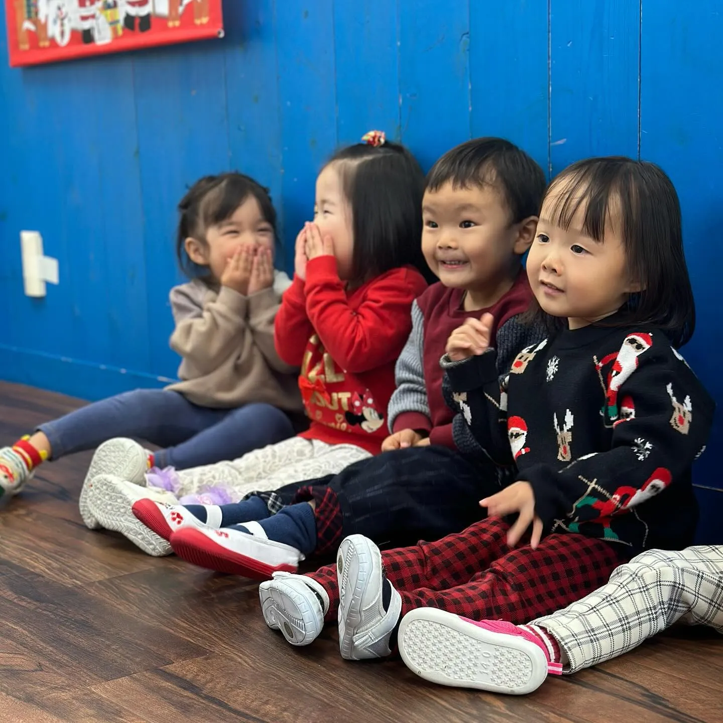 Toddler class today 12/20(水) 