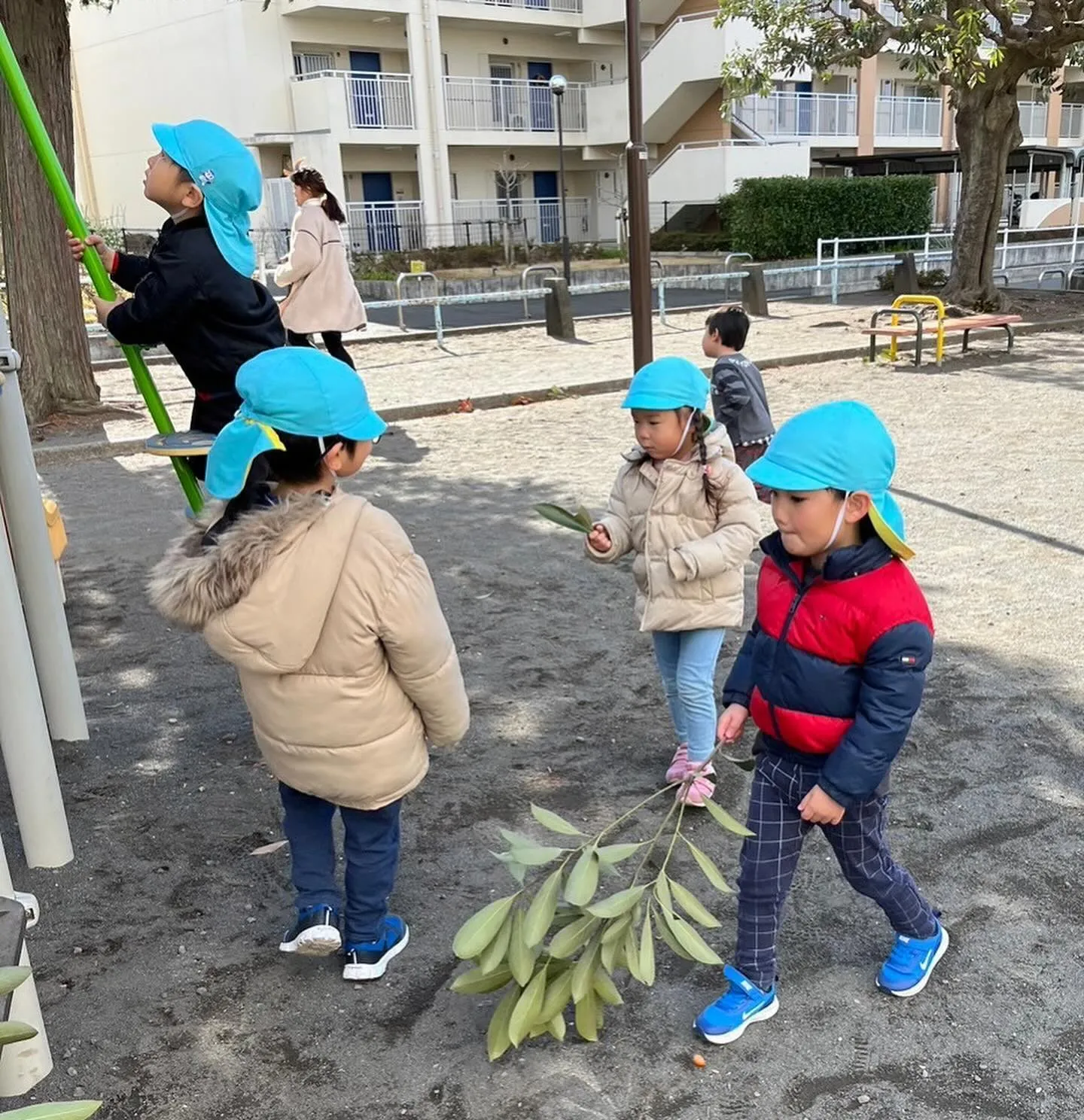 Kinder class with Ms. Shaina