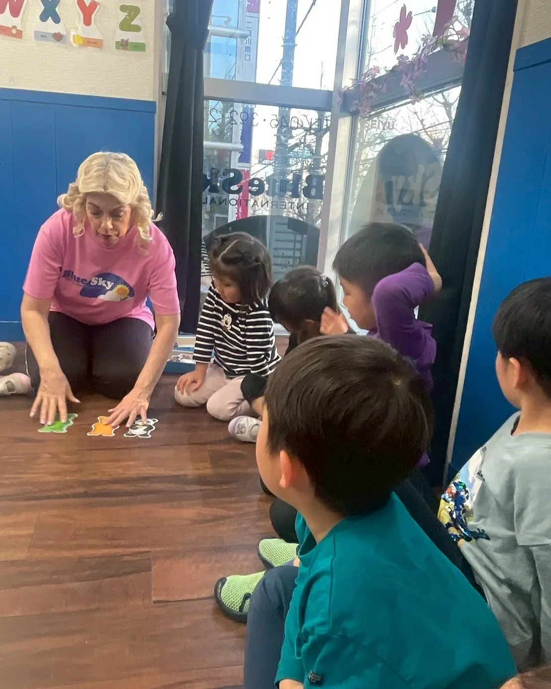 Bilingual class, and Kinder cl...