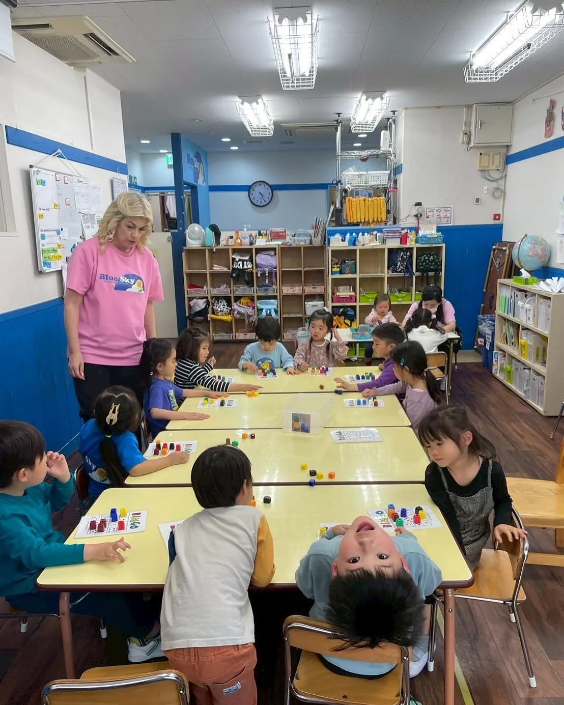 Bilingual class, and Kinder cl...