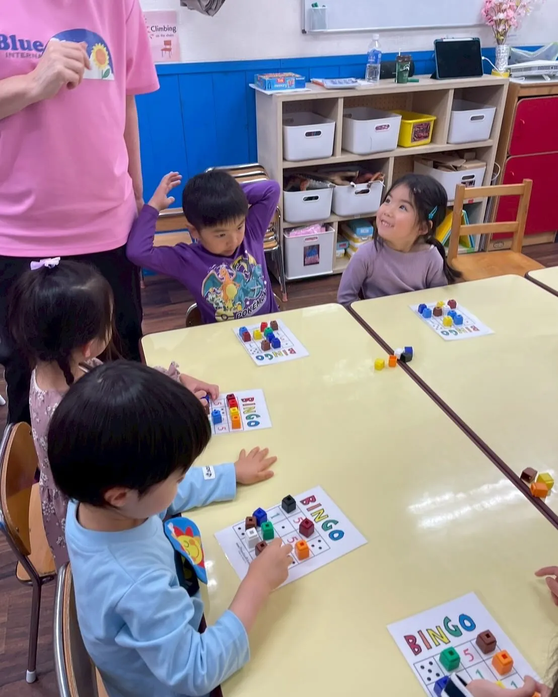 Bilingual class, and Kinder cl...