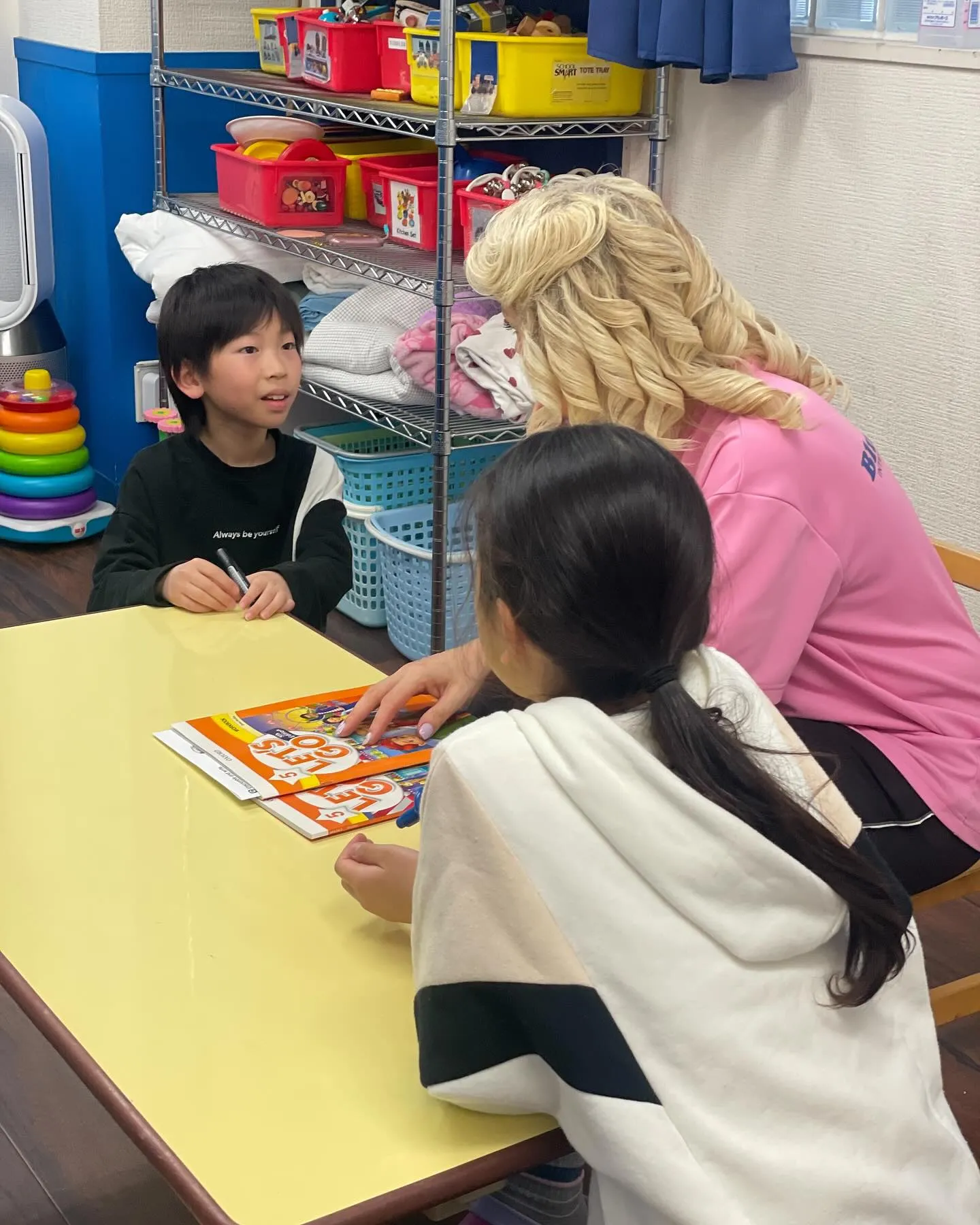 Bilingual class, and Kinder cl...