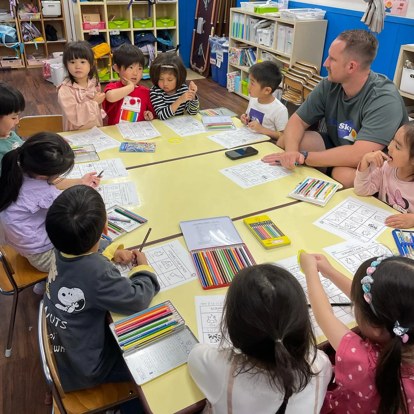 Today’s Kinder class