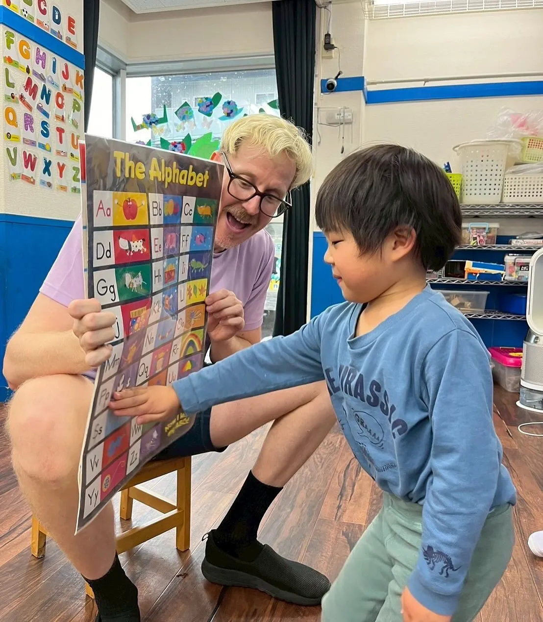 土曜日の幼稚園生クラスです。