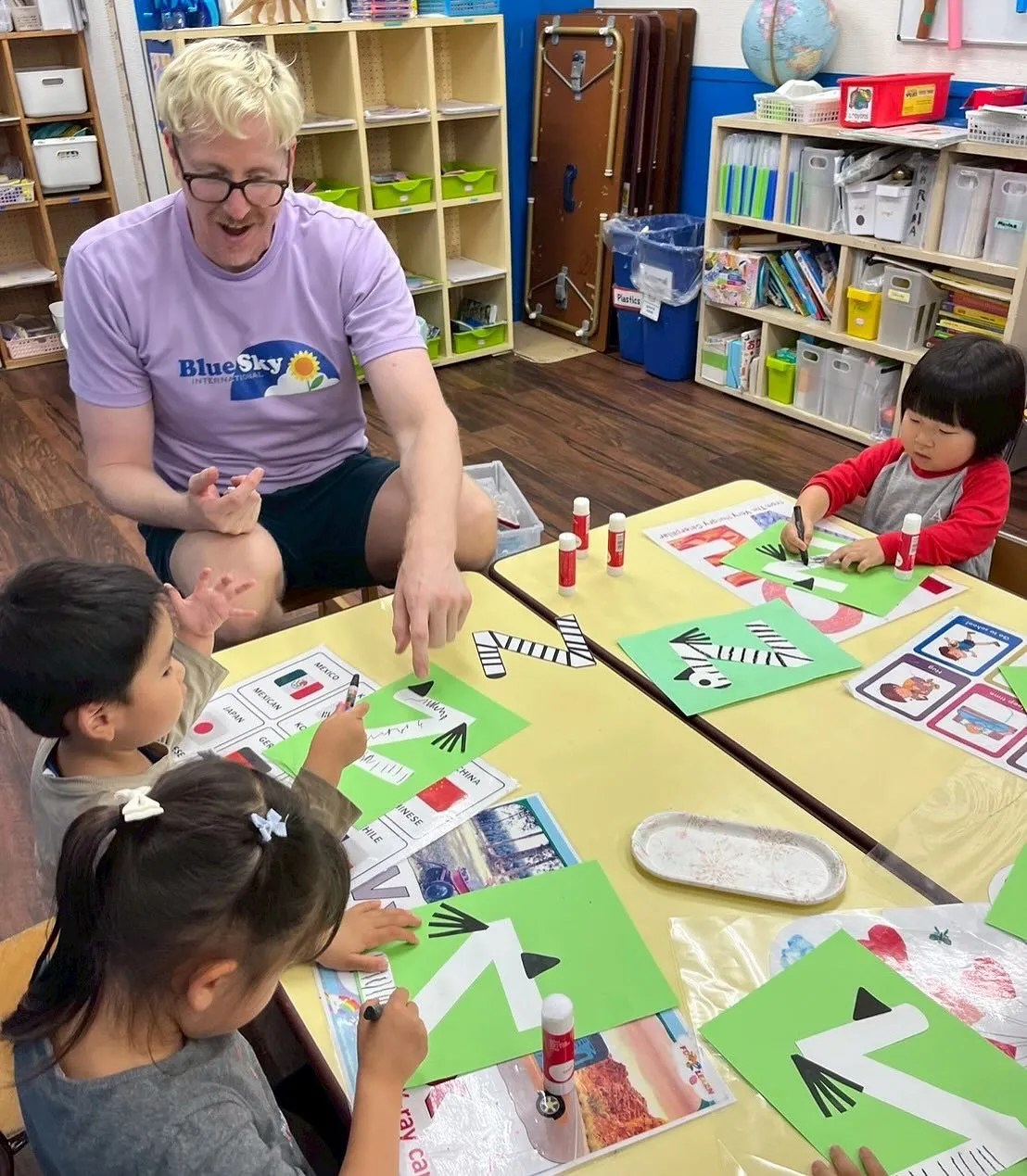 土曜日の幼稚園生クラスです。