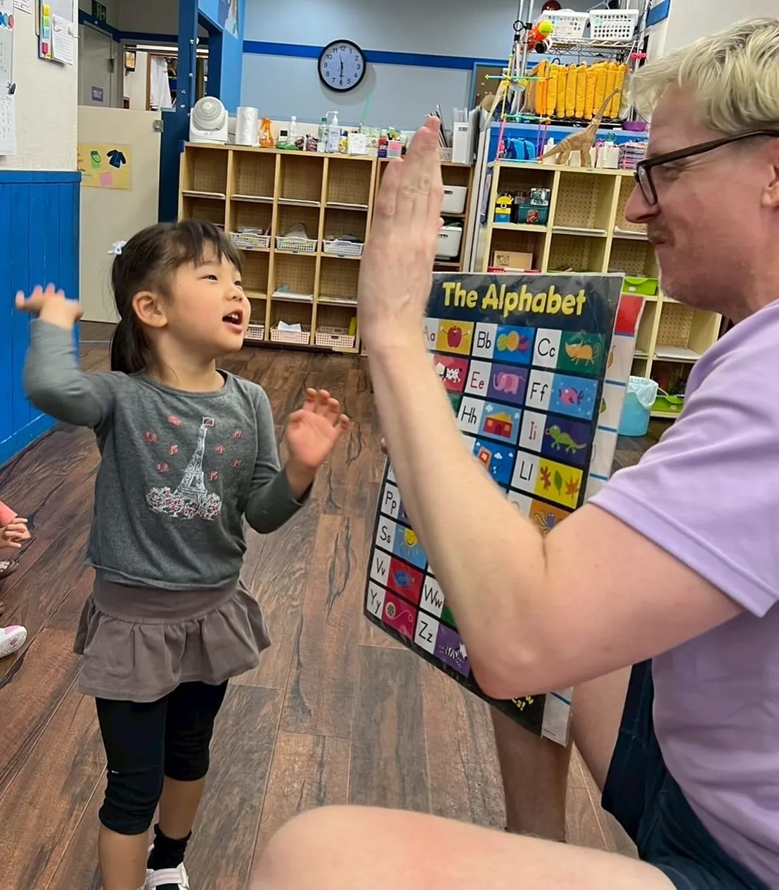 土曜日の幼稚園生クラスです。
