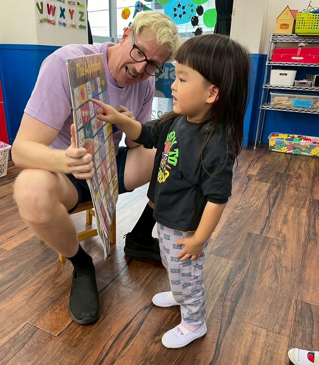 土曜日の幼稚園生クラスです。