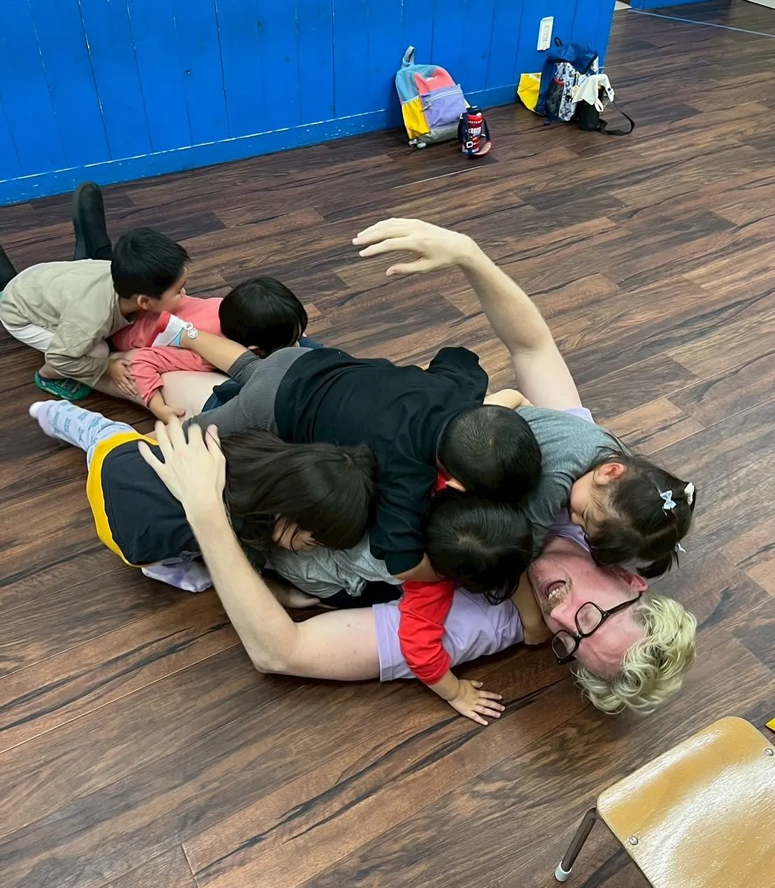 土曜日の幼稚園生クラスです。