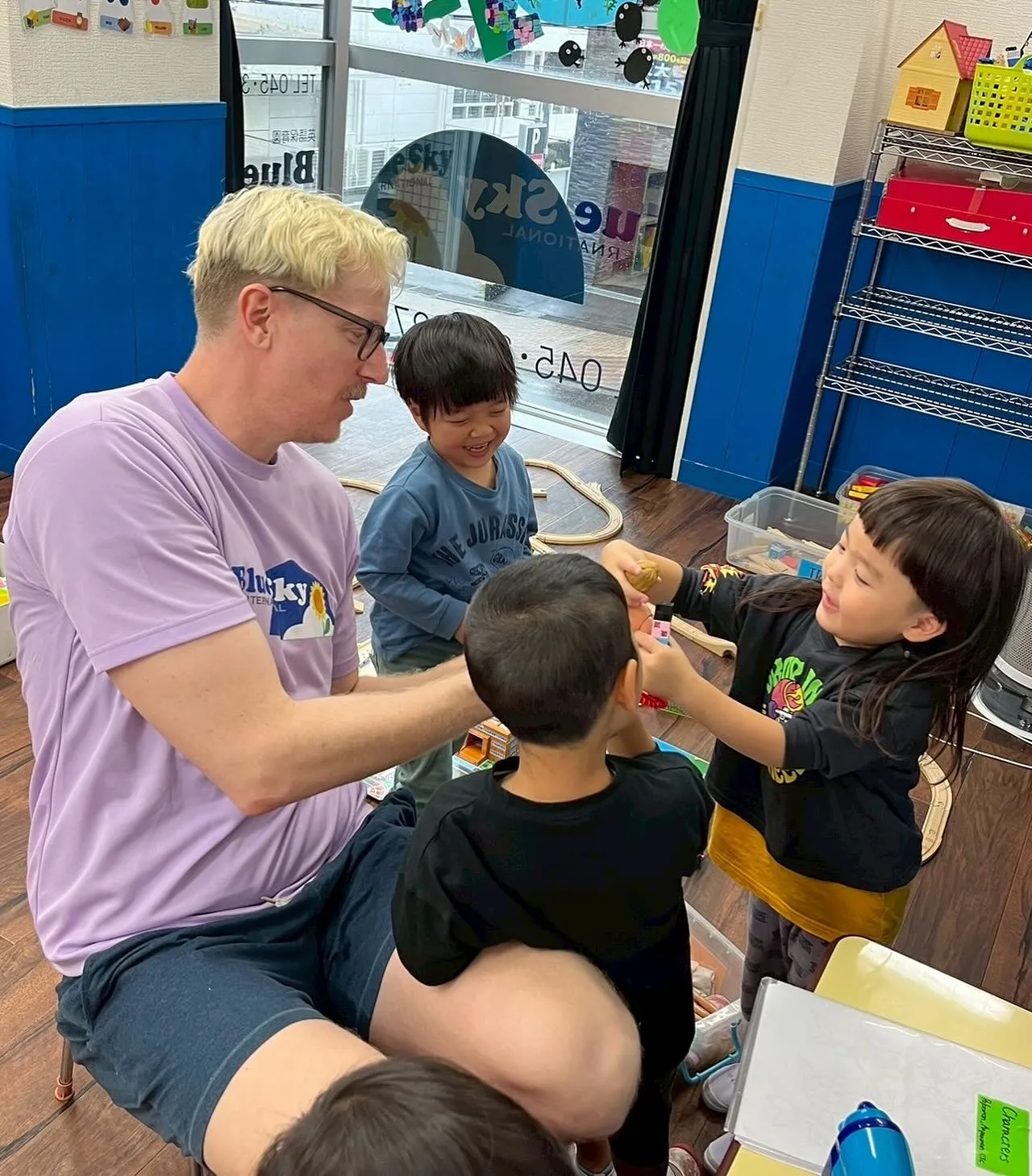土曜日の幼稚園生クラスです。