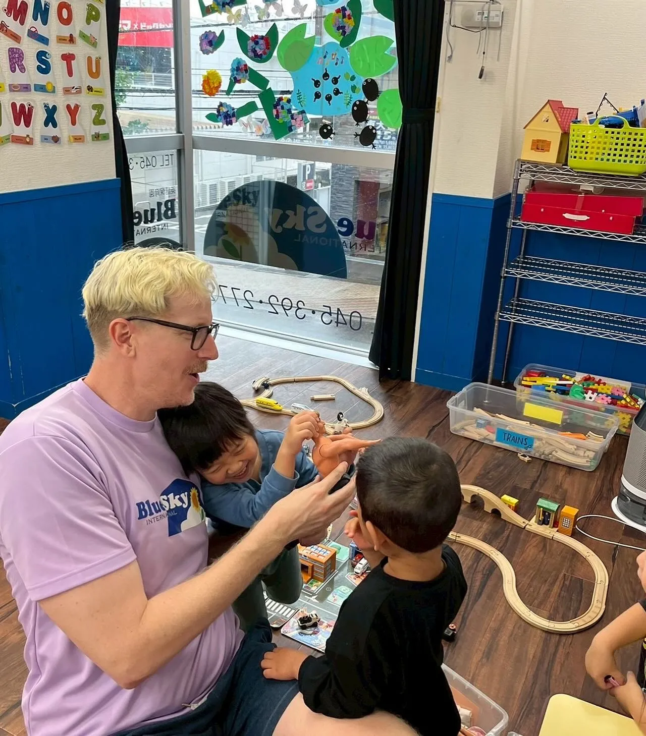 土曜日の幼稚園生クラスです。