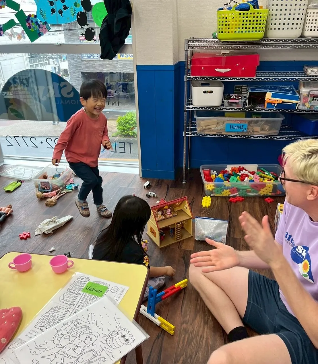 土曜日の幼稚園生クラスです。