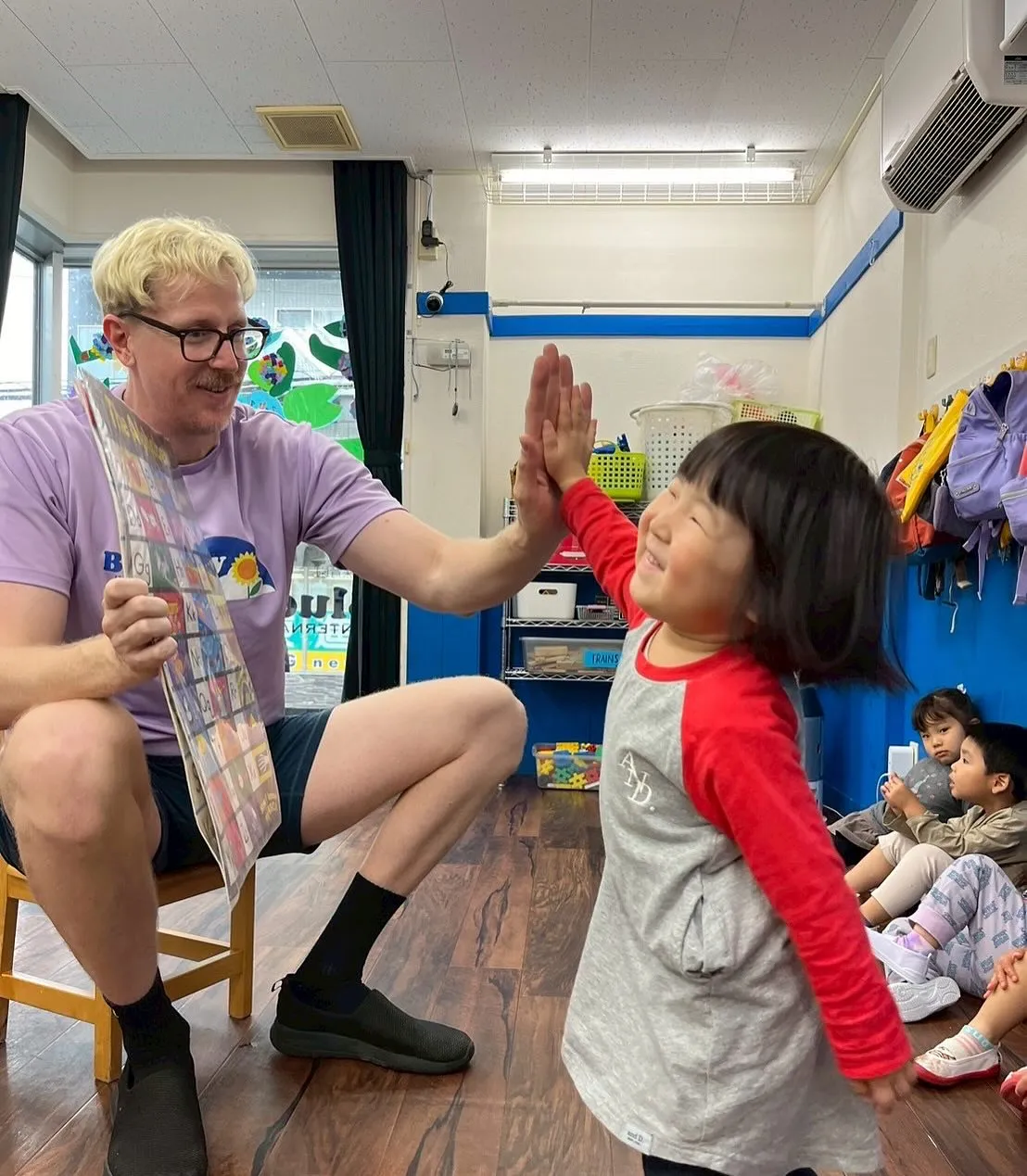 土曜日の幼稚園生クラスです。