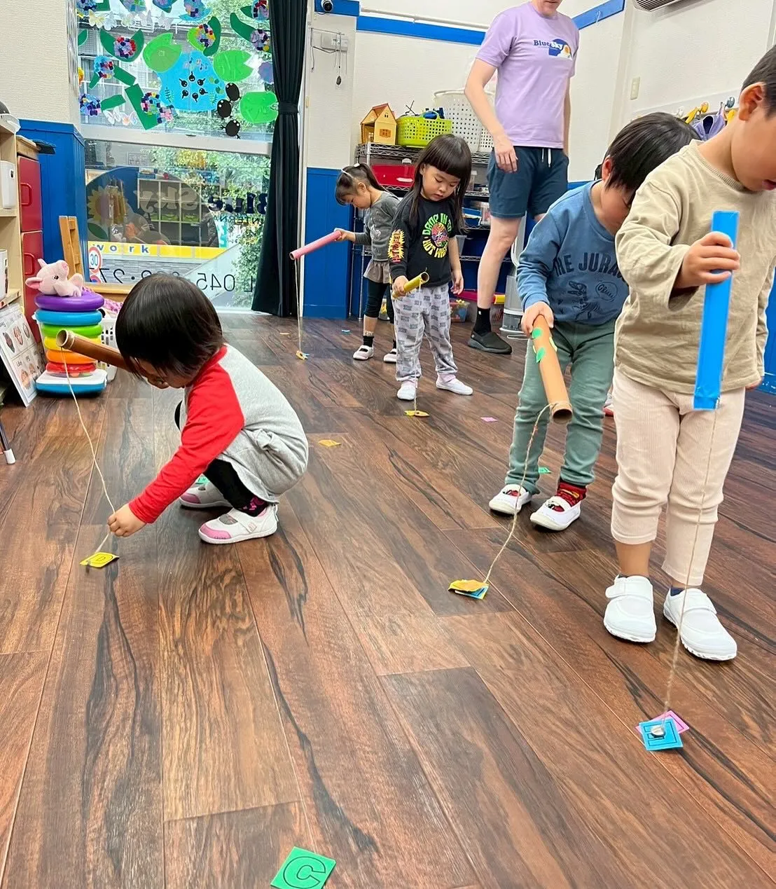 土曜日の幼稚園生クラスです。