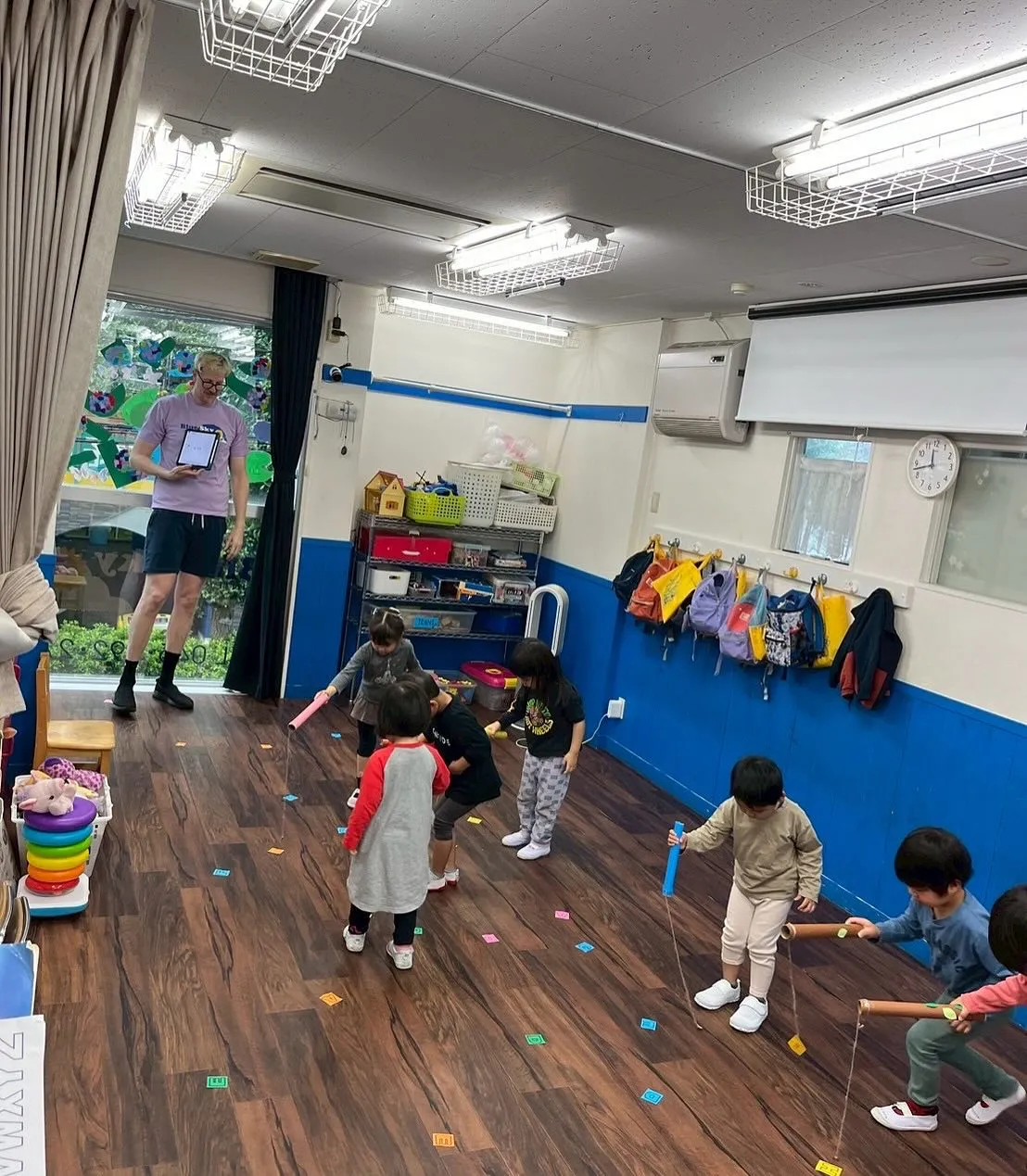 土曜日の幼稚園生クラスです。