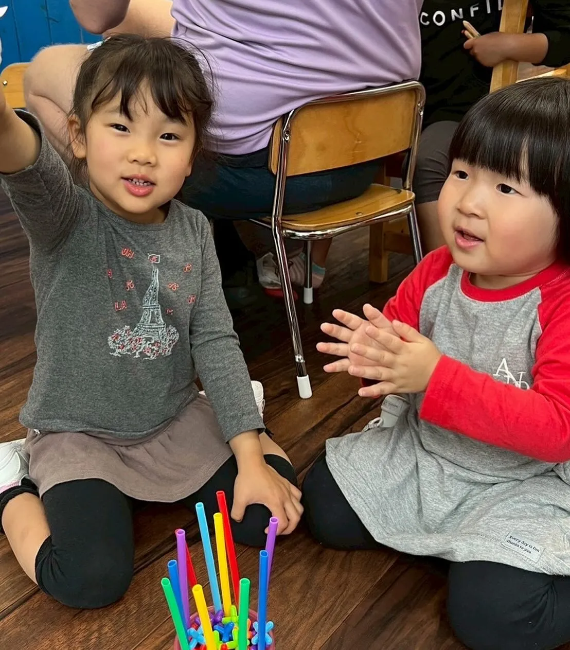 土曜日の幼稚園生クラスです。