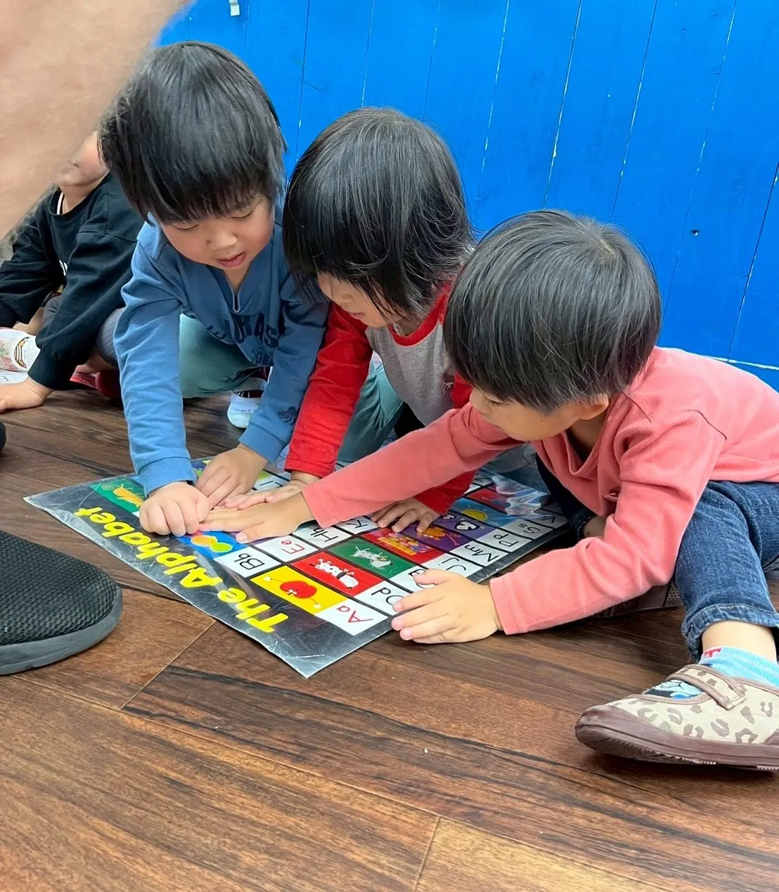 土曜日の幼稚園生クラスです。