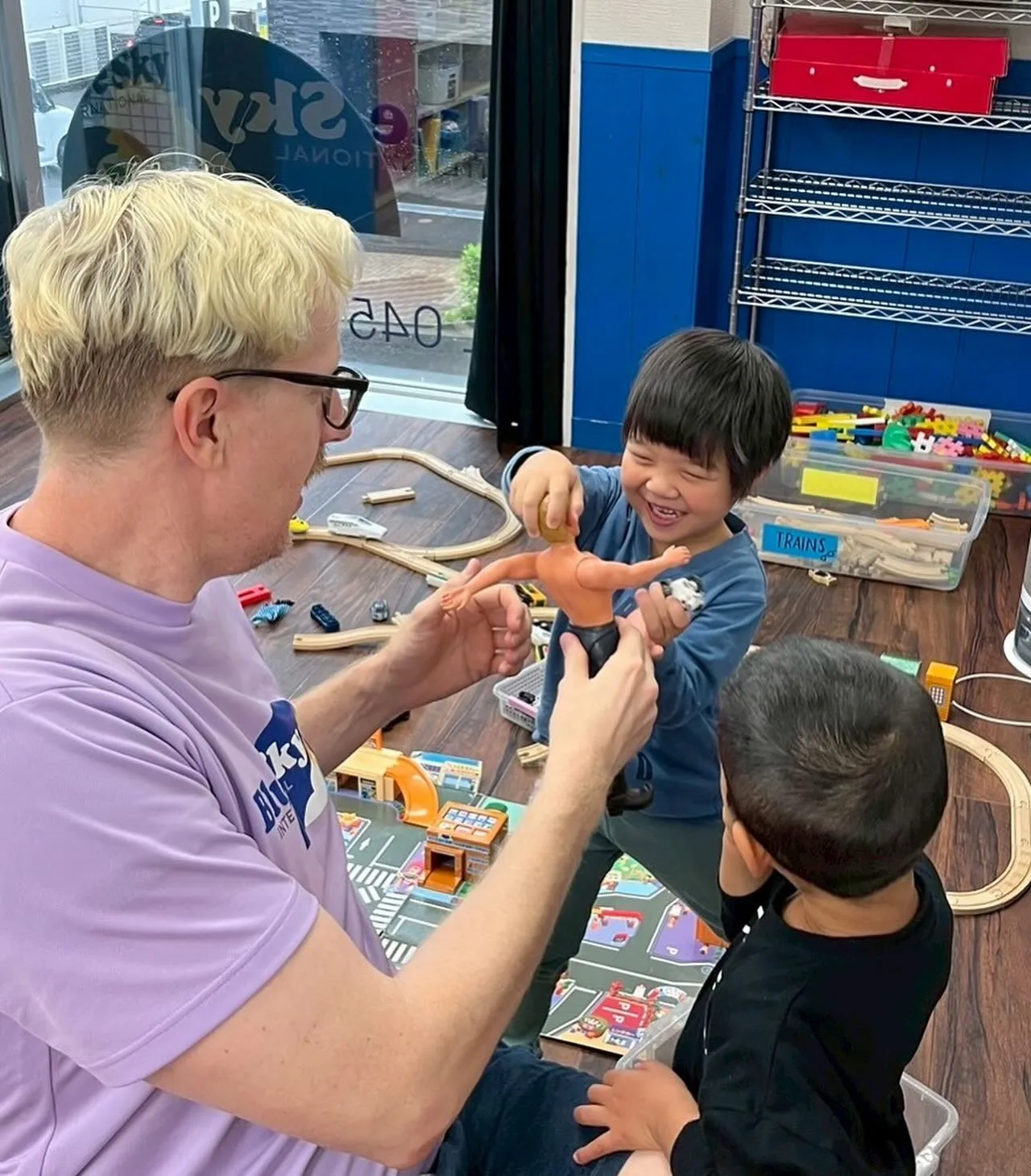 土曜日の幼稚園生クラスです。