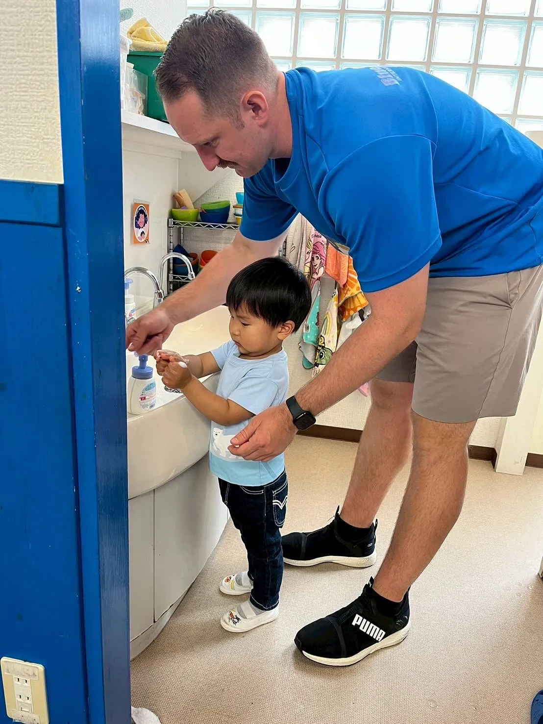 Toddler class with Mr. Virgil