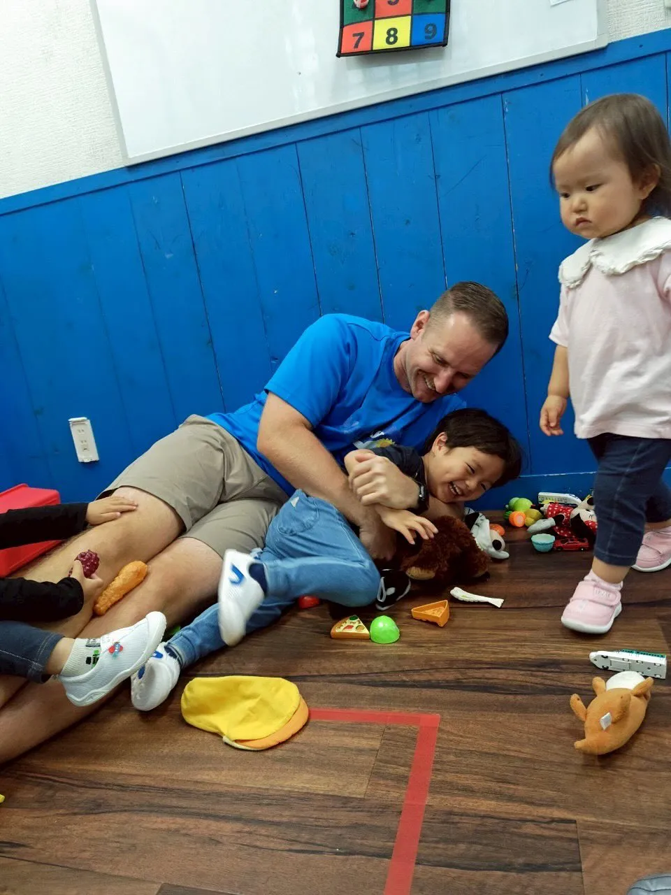 Toddler class with Mr. Virgil