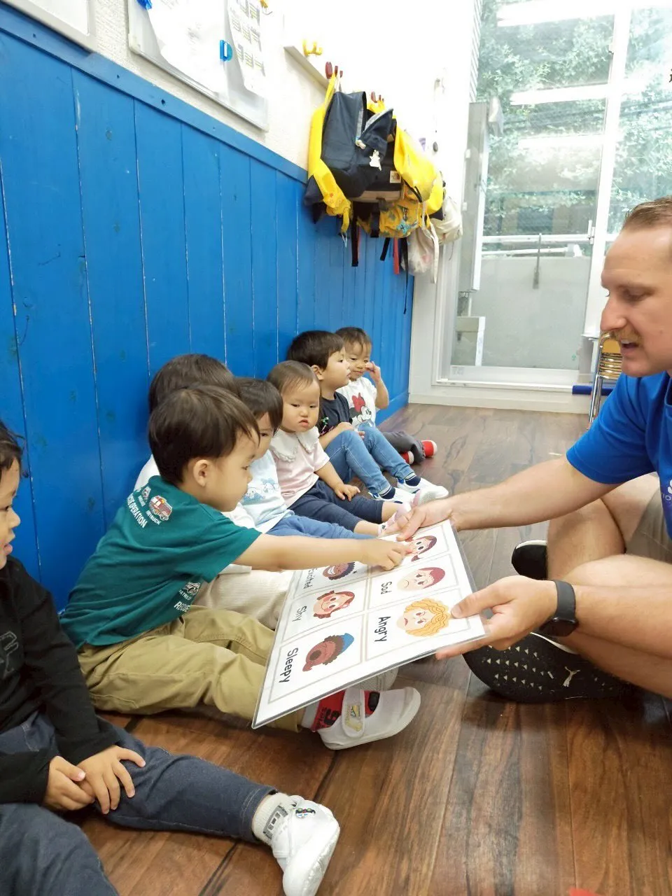 Toddler class with Mr. Virgil