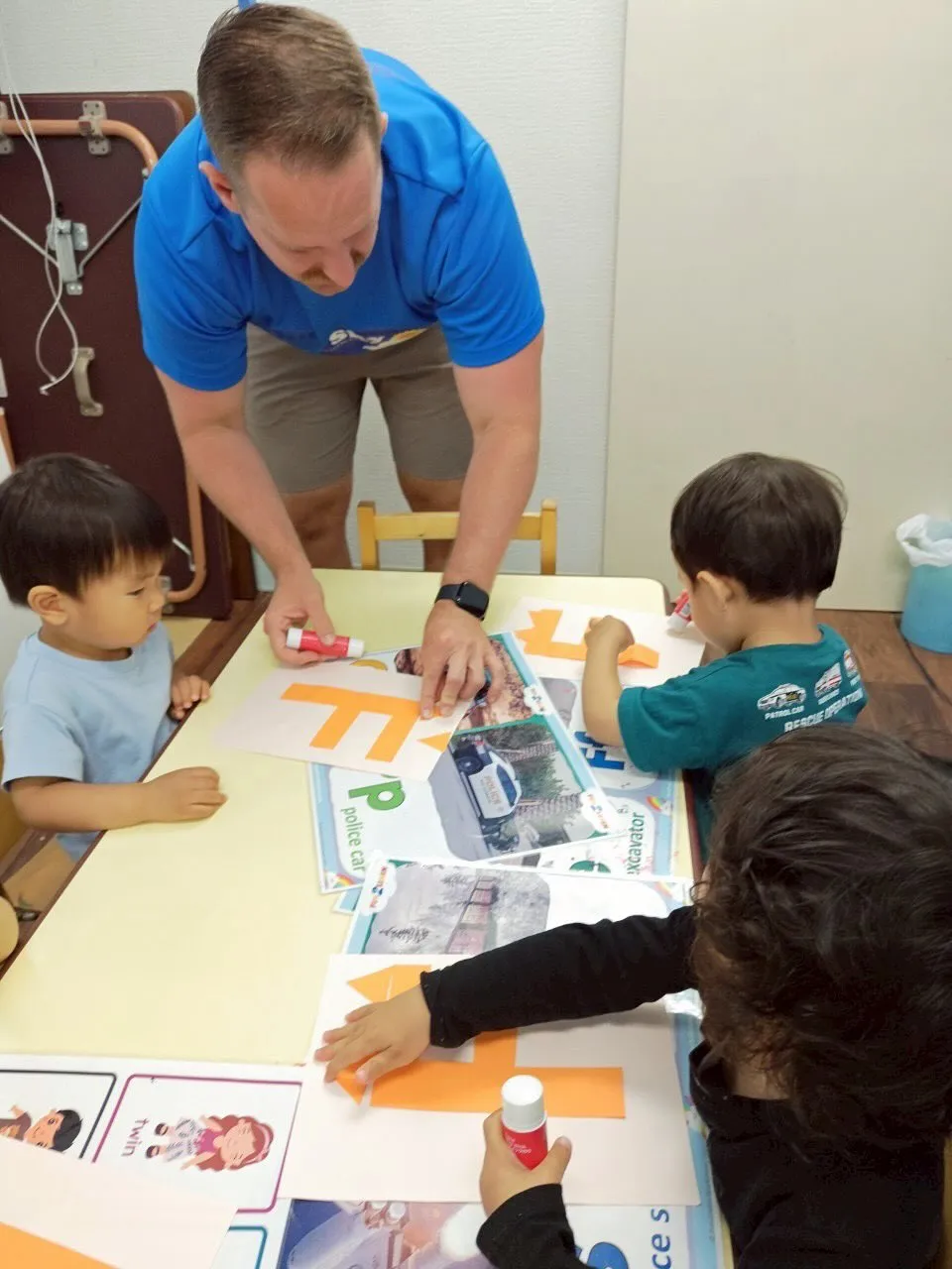 Toddler class with Mr. Virgil