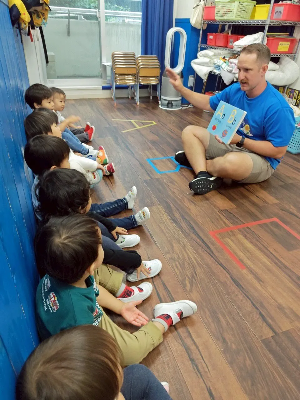 Toddler class with Mr. Virgil