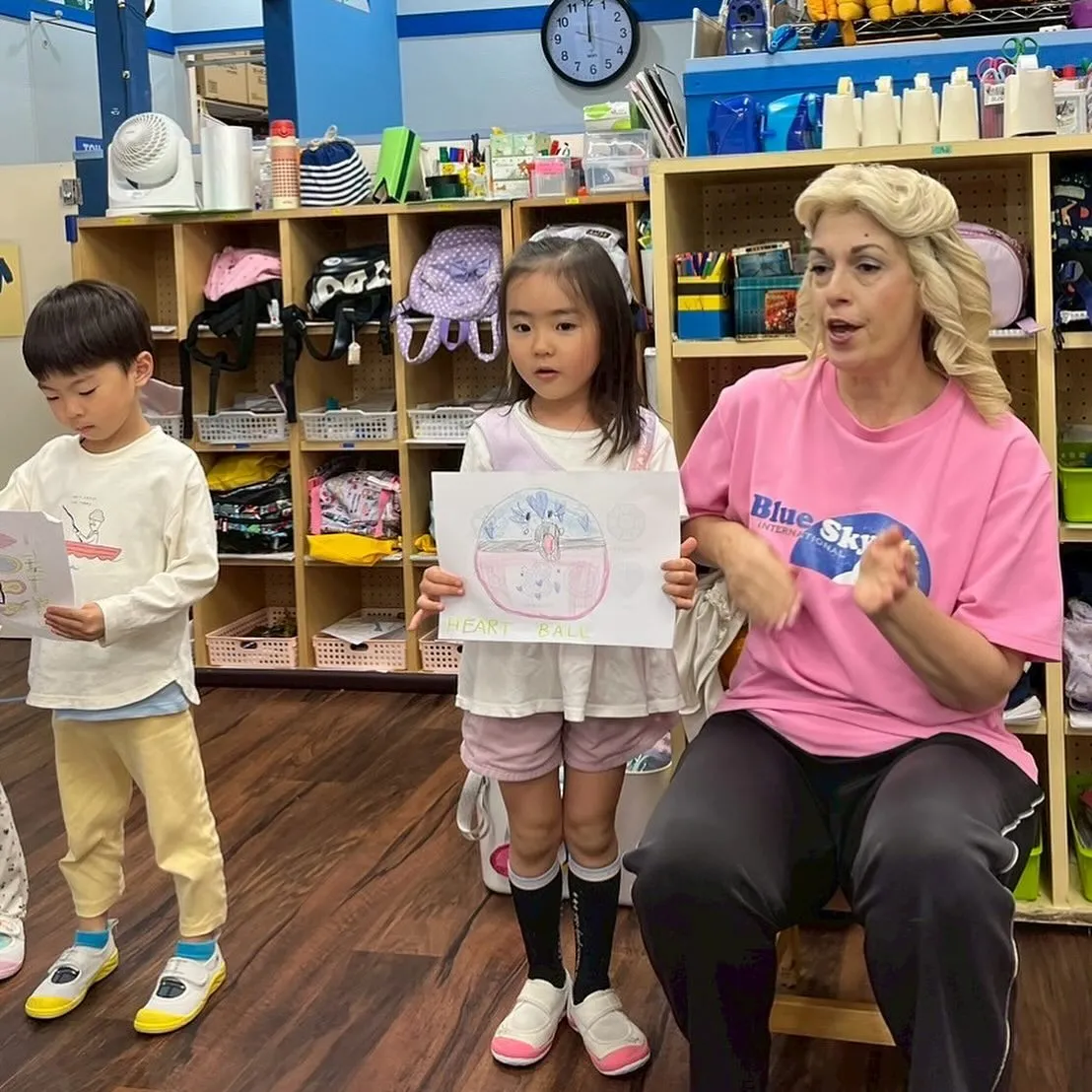 Kinder class with Ms. Marina