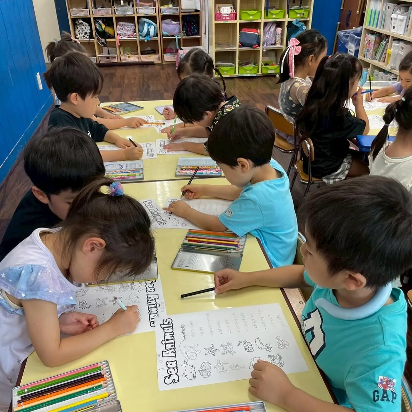 Today’s Kinder class