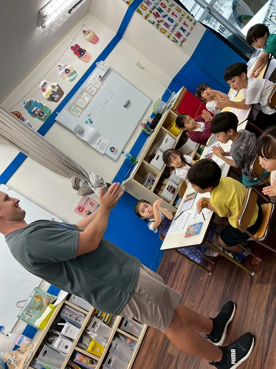 Today’s Kinder class