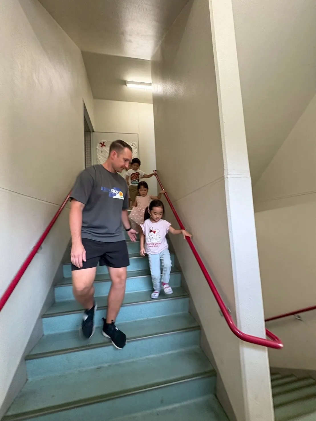 We conducted an evacuation dri...