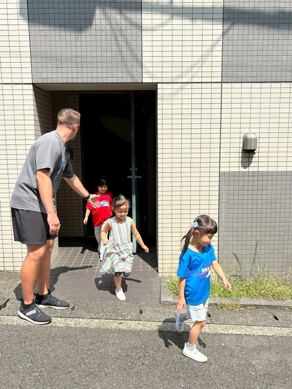 We conducted an evacuation dri...