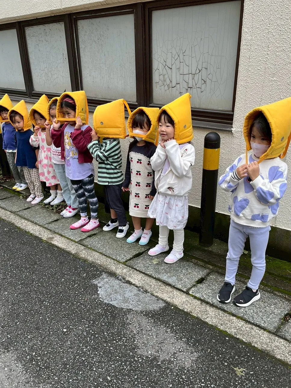 We had an evacuation drill.