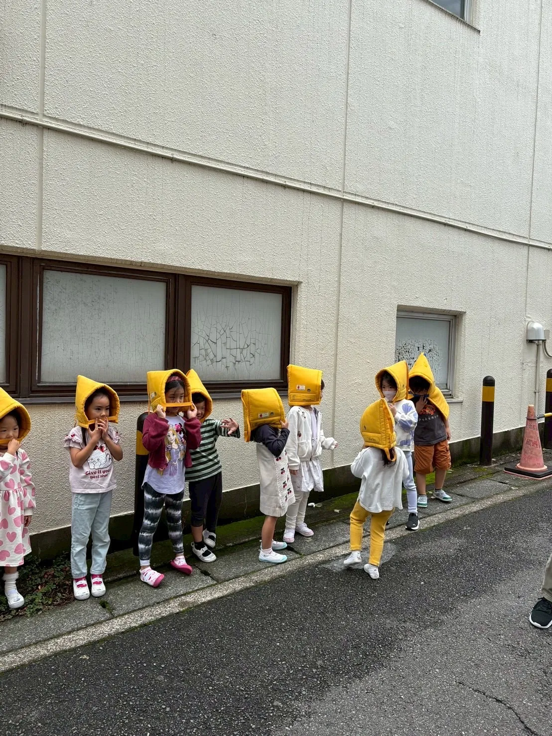 We had an evacuation drill.