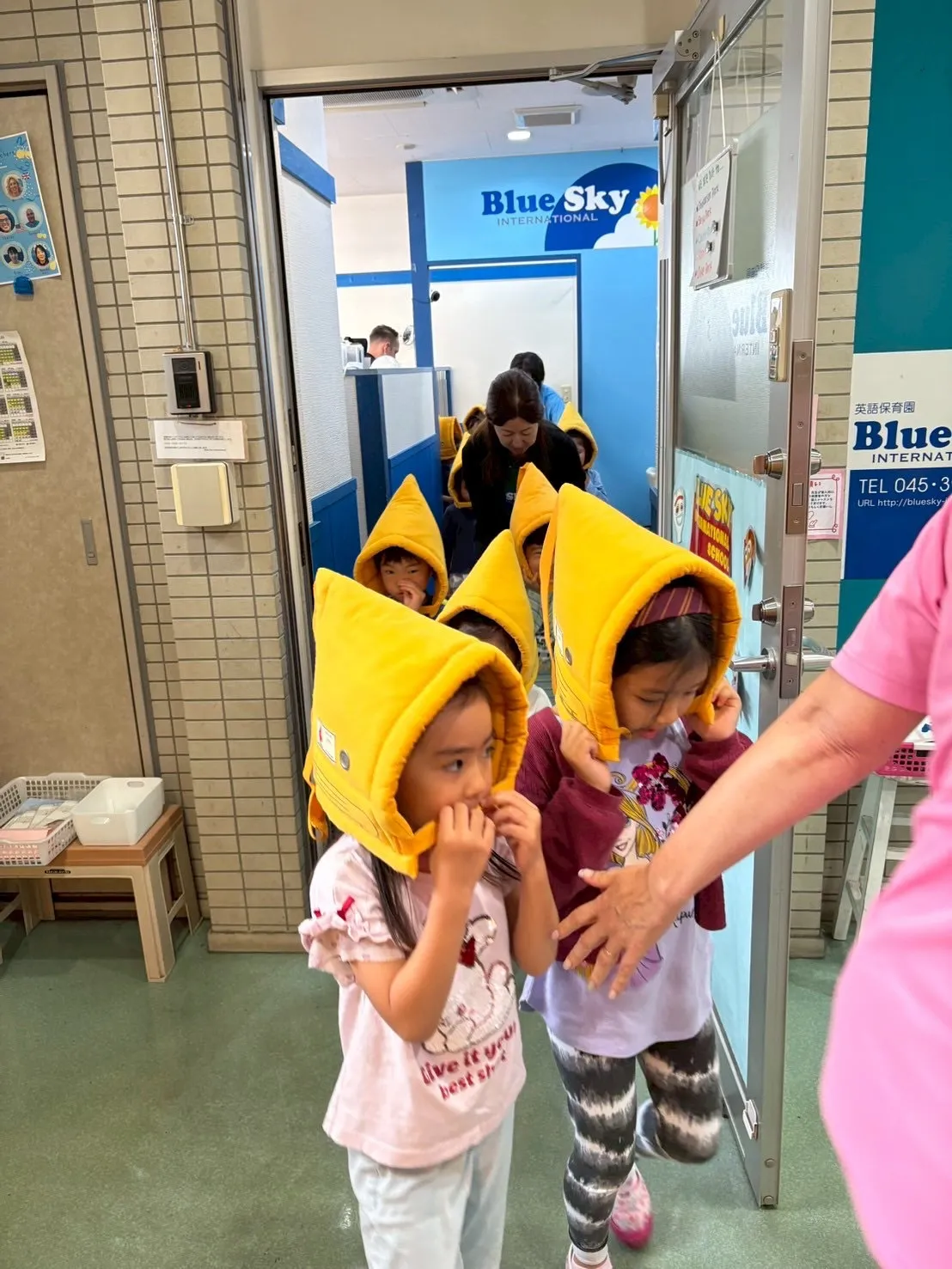 We had an evacuation drill.