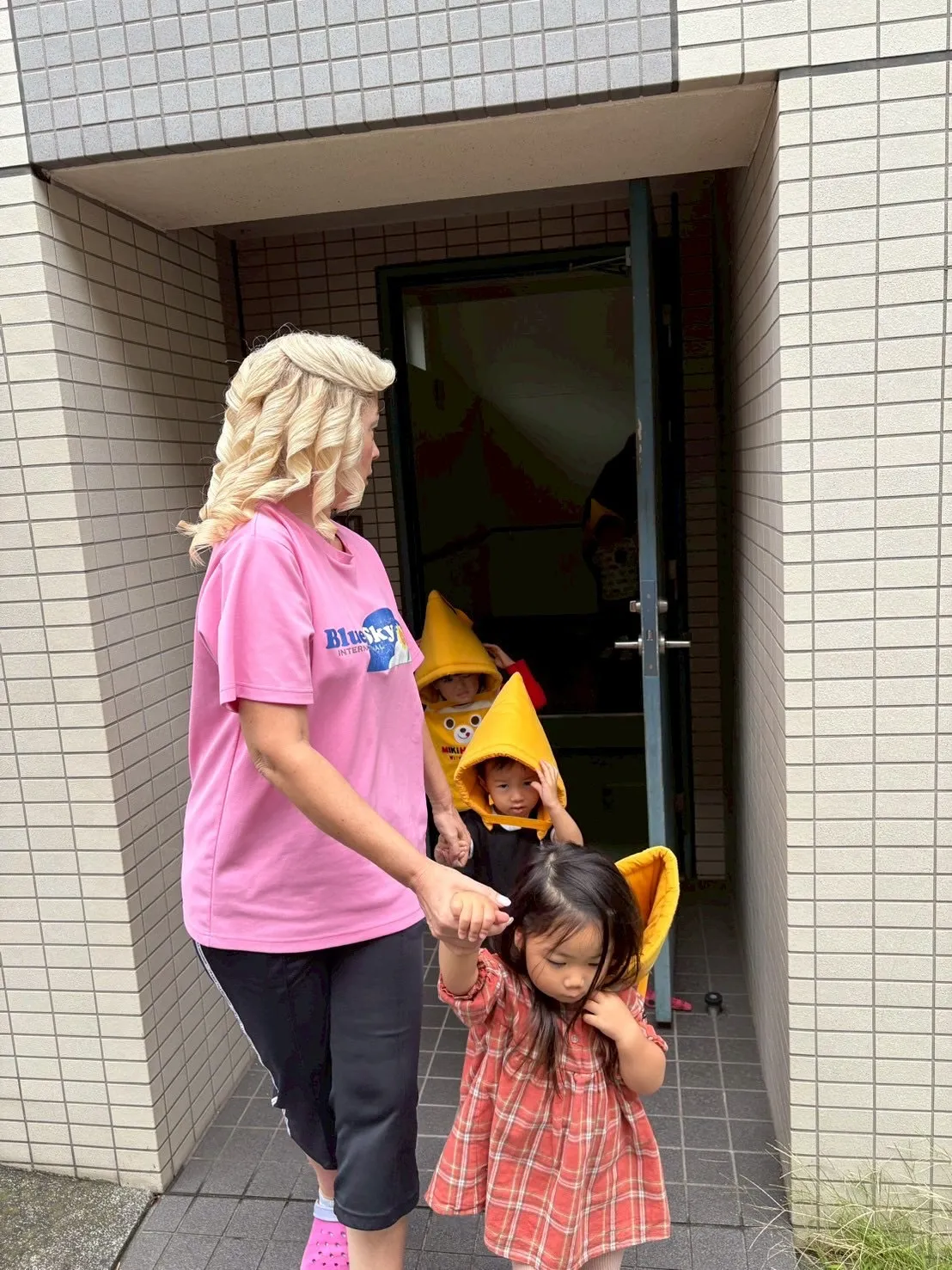 We had an evacuation drill.