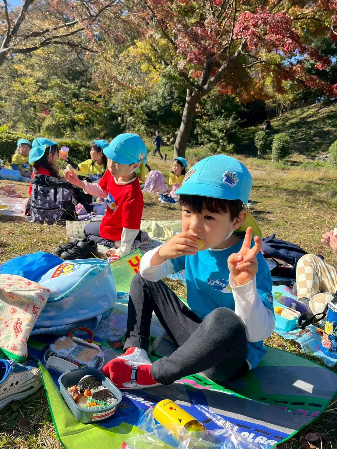 We went to the Oike Park！🍂