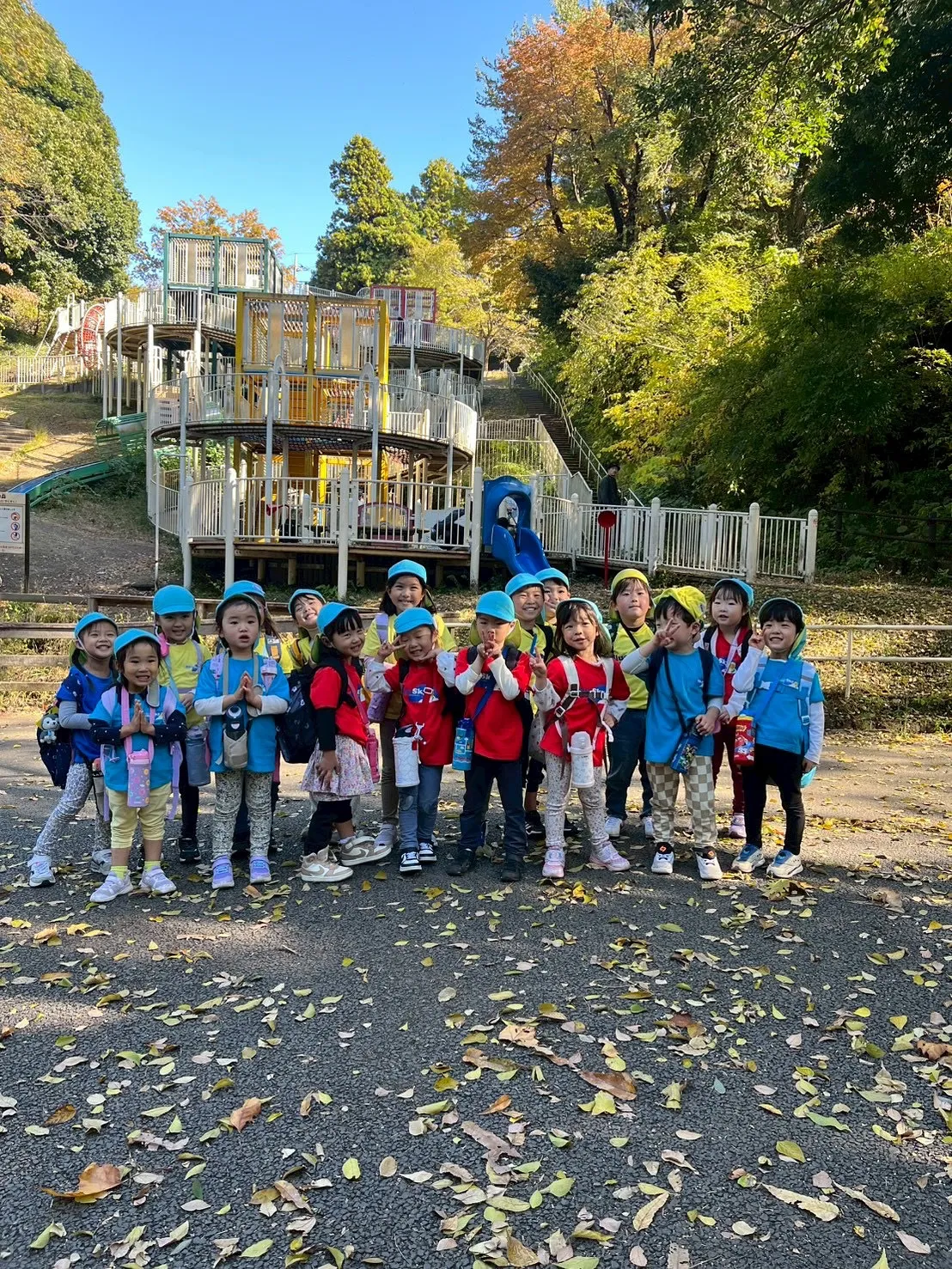 We went to the Oike Park！🍂