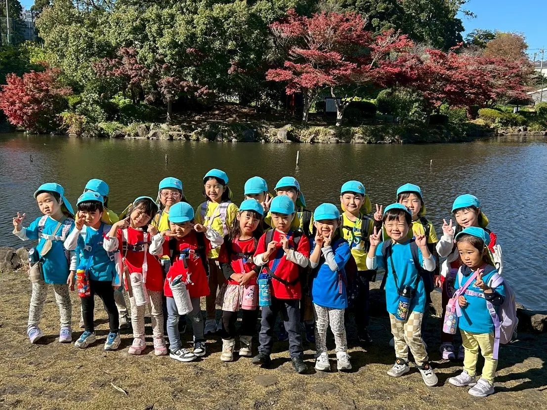 We went to the Oike Park！🍂