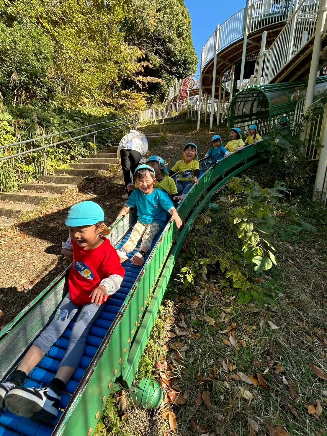 We went to the Oike Park！🍂