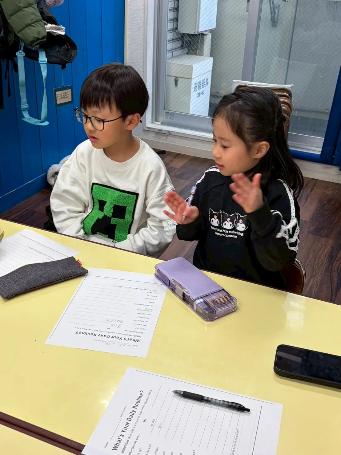 Bilingual class & After class 