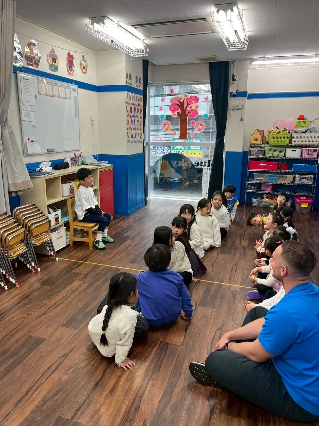 We received a video letter fro...