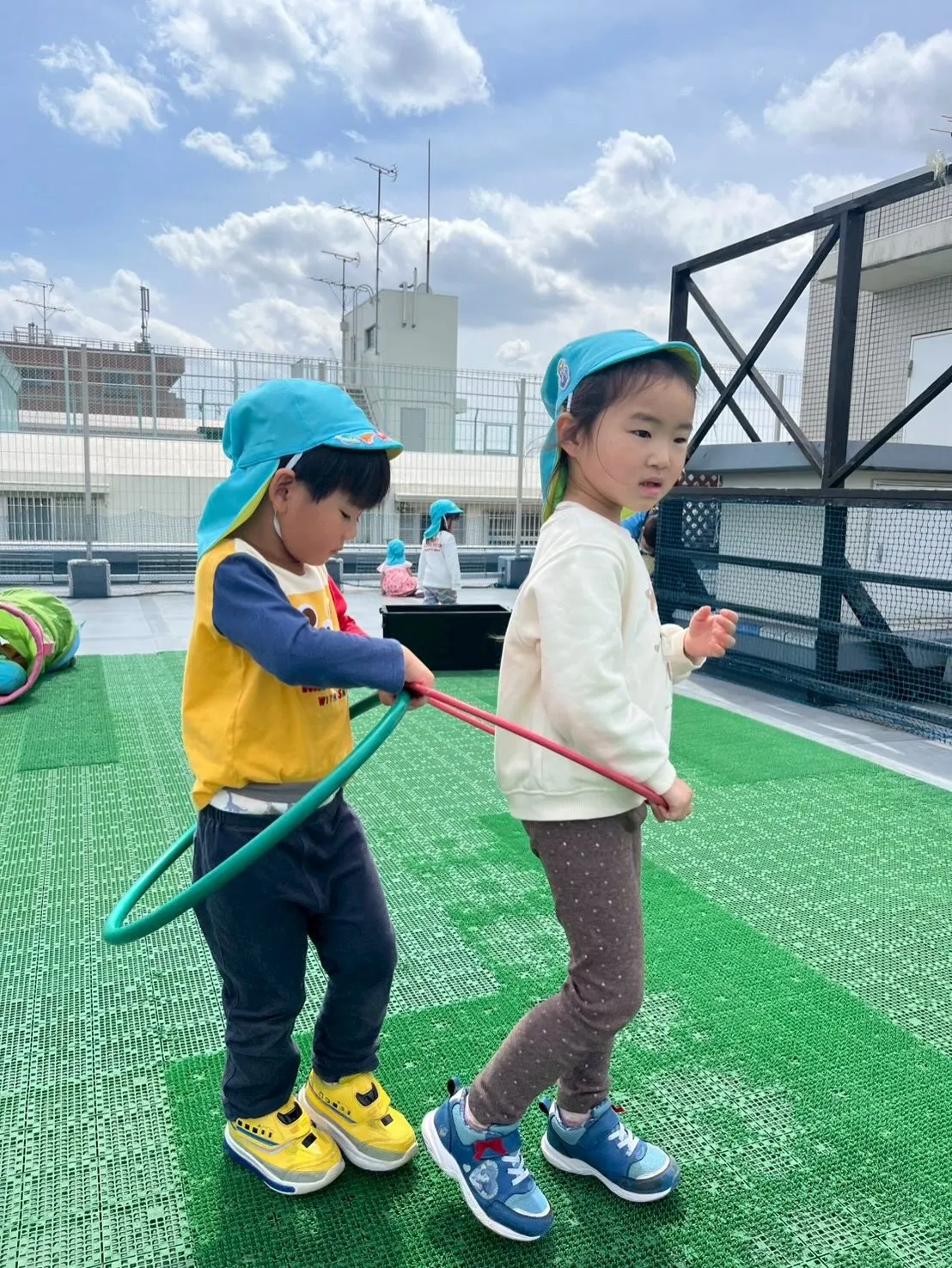 4/6.7 フルタイムのお子さんのスクールが一足先に始まりま...