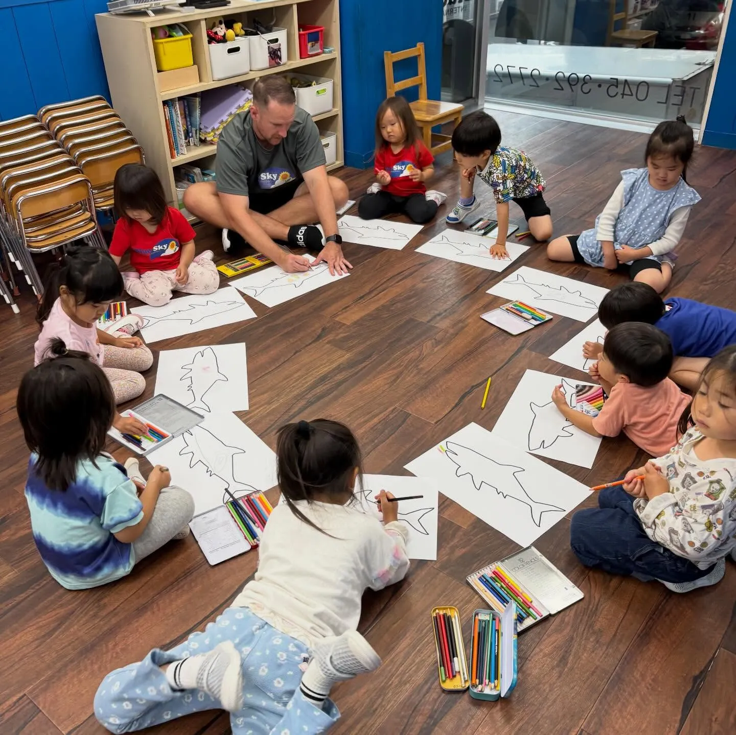 Club activity and Kinder class...