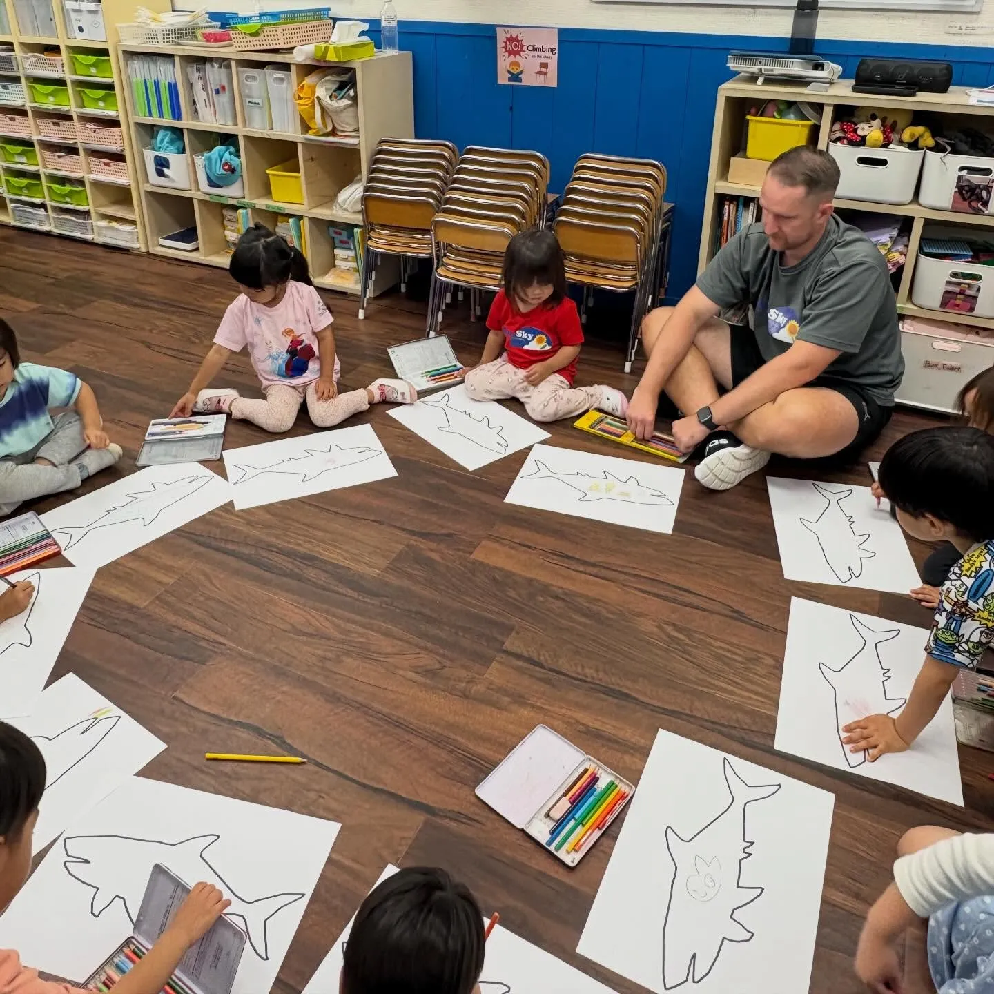 Club activity and Kinder class...