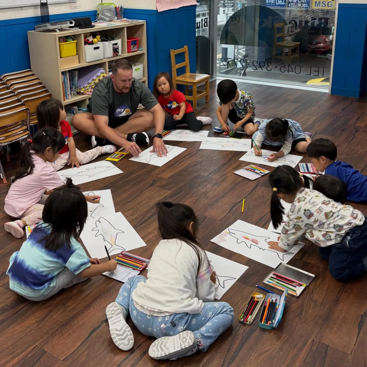 Club activity and Kinder class...