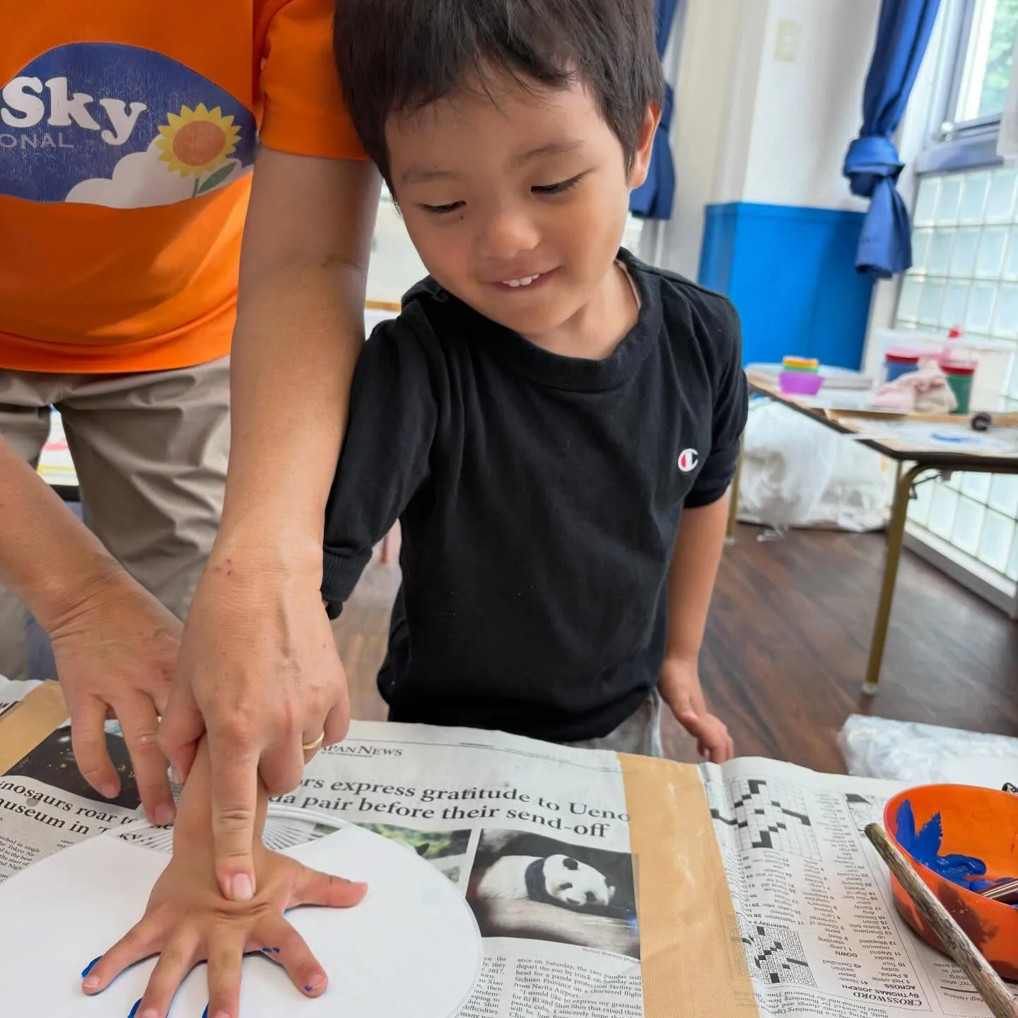 Club activity and Kinder class...