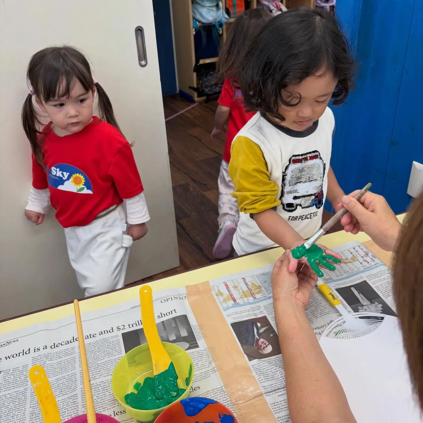 Club activity and Kinder class...
